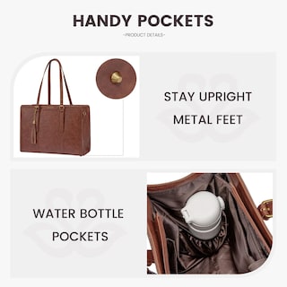 Foto 5 | Foto 5 | Bolsa Para Portátil Lovevook Vintage De Piel De 17.3 Pulgadas Para Mujer - Venta Internacional.