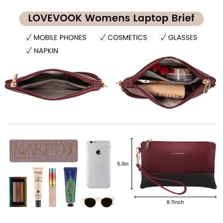 Foto 6 | Foto 6 | Bolso Para Portátil Lovevook Professional De Piel De 15,6 Pulgadas, Resistente Al Agua - Venta Internacional.