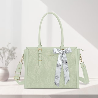Foto 4 | Foto 4 | Bolsa Mosiso Para Portátil Para Mujer De 17 A 17 Pulgadas, Piel Sintética, Color Verde - Venta Internacional.