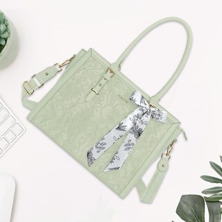 Foto 5 | Foto 5 | Bolsa Mosiso Para Portátil Para Mujer De 17 A 17 Pulgadas, Piel Sintética, Color Verde - Venta Internacional.