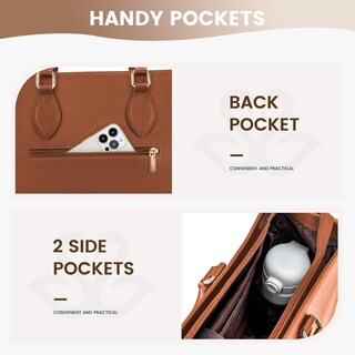 Foto 5 | Foto 5 | Bolsa Para Portátil Lovevook Para Mujer De 15.6 Pulgadas, Piel Impermeable - Venta Internacional.