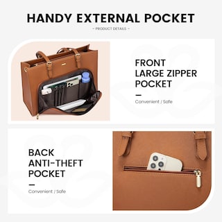 Foto 3 | Foto 3 | Bolsa De Trabajo Impermeable Lovevook Para Portátil De 15.6 Pulgadas Para Mujer - Venta Internacional.