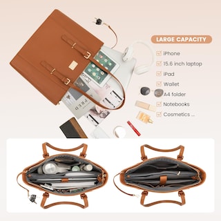 Foto 4 | Foto 4 | Bolsa Para Portátil Lovevook Para Mujer, Maletín De Oficina Grande De 15.6 Pulgadas - Venta Internacional.