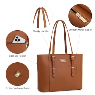 Foto 5 | Foto 5 | Bolsa Para Portátil Lovevook Para Mujer, Maletín De Oficina Grande De 15.6 Pulgadas - Venta Internacional.