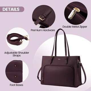 Foto 6 | Foto 6 | Bolsa De Trabajo Impermeable Lovevook Para Portátil De 15.6 Pulgadas Para Mujer - Venta Internacional.