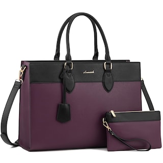 Foto 1 | Foto 1 | Funda Para Portátil Lovevook Para Mujer, 15.6 Pulgadas, Piel Impermeable, Color Morado - Venta Internacional.