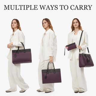 Foto 6 | Foto 6 | Funda Para Portátil Lovevook Para Mujer, 15.6 Pulgadas, Piel Impermeable, Color Morado - Venta Internacional.