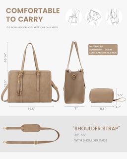Foto 5 | Foto 5 | Bolsa de Hombro Lovevook con Cosmetiquera-Venta Internacional