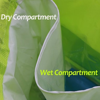 Foto 5 | Foto 5 | Bolsa De Natación Kikigoal, Seca Y Húmeda, Separada, Impermeable, 36 X 40 Cm - Venta Internacional.