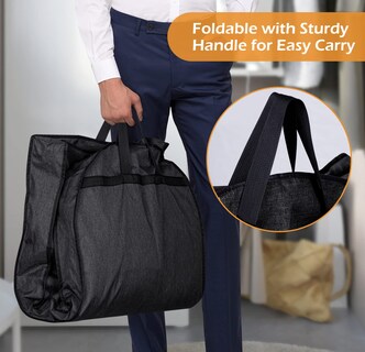 Foto 2 | Foto 2 | Bolsa Para Ropa Misslo, Tela Oxford Impermeable De 43 Pulgadas, Negra - Venta Internacional.
