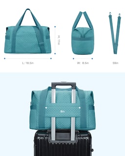 Foto 6 | Foto 6 | Bolsa De Viaje Para Fin De Semana Bagsmart, Grande, Para Gimnasio, Con Hebilla Para Esterilla De Yoga - Venta Internacional.