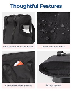 Foto 5 | Foto 5 | Bolsa Bagsmart Para Mujer Con Cremallera, Bolsa De Gimnasio De 1,32 Libras - Venta Internacional.