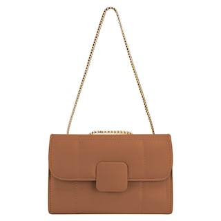 Foto 1 | Foto 1 | Bolso Para Dama Cognac Fiorella Cuadros Sintetico Mini Andalucia Nueva Imagen