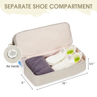 Foto 4 | Foto 4 | Bolsa De Viaje Wandf Para Spirit Airlines Con Puerto Usb, Color Beige - Venta Internacional.