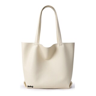 Foto 1 | Foto 1 | Bolso Mano Mujer Alta Capacidad Belug Creamy White