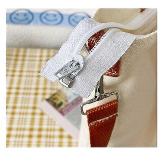 Foto 5 | Foto 5 | Bolso De Hombro Huoguo Tote De Lona Blanco Para Mujer Casual 35 X 32 X 4 Cm - Venta Internacional.