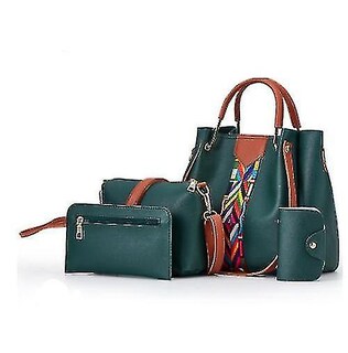 Foto 5 | Foto 5 | Set De Bolsos Huoguo De 4 Piezas Para Mujer En Color Rosa - Venta Internacional.