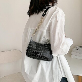 Foto 3 | Foto 3 | Bolsos De Mano Huoguo De Piel Sintética Con Estampado De Cocodrilo Para Mujer - Venta Internacional.