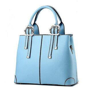 Foto 1 | Foto 1 | Bolso De Mano Huoguo Para Mujer 2020 Azul Cielo Moderno Piel Sintética - Venta Internacional.
