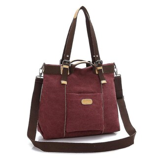 Foto 5 | Foto 5 | Bolso Huoguo Vintage Casual Canvas Azul Para Mujer - Venta Internacional.