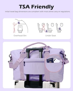 Foto 7 | Foto 7 | Bolsa De Fin De Semana Vogewood College Girl Con La Letra Inicial I - Venta Internacional.