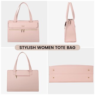 Foto 7 | Foto 7 | Bolsa Para Portátil Lovevook Para Mujer  15.6 Pulgadas  Piel Impermeable  Rosa - Venta Internacional.