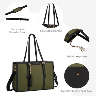Foto 6 | Foto 6 | Bolsa Para Portátil Lovevook De Lona Ligera De 15.6 Pulgadas Para Mujer - Venta Internacional.
