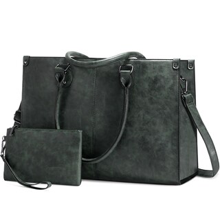 Foto 1 | Foto 1 | Funda Para Portátil Lovevook Para Mujer De 15 6 Pulgadas Con Puerto Usb Color Verde Oscuro - Venta Internacional.