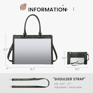 Foto 2 | Foto 2 | Funda Para Portátil Lovevook Para Mujer De 15 6 Pulgadas Con Puerto Usb Color Verde Oscuro - Venta Internacional.