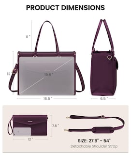 Foto 5 | Foto 5 | Bolsa Para Portátil Lovevook De 15.6 Pulgadas Con Embrague Impermeable - Venta Internacional.