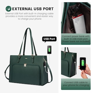 Foto 5 | Foto 5 | Bolsa De Trabajo Impermeable Lovevook Para Portátil De 15.6 Pulgadas Para Mujer - Venta Internacional.