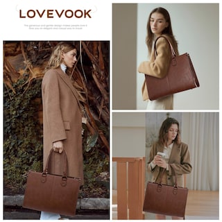 Foto 2 | Foto 2 | Bolsa Para Portátil Lovevook Para Mujer De 15.6 Pulgadas Piel Vintage - Venta Internacional.