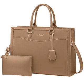 Foto 1 | Foto 1 | Bolsa De Mano Para Portátil Lovevook Para Mujer De 15 6 Pulgadas Con Bolso De Mano Color Marrón Claro - Venta Internacional.