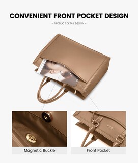 Foto 2 | Foto 2 | Bolsa De Mano Para Portátil Lovevook Para Mujer De 15 6 Pulgadas Con Bolso De Mano Color Marrón Claro - Venta Internacional.