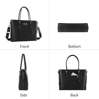 Foto 5 | Foto 5 | Bolsa Mosiso Para Ordenador Portátil Piel Sintética 15-16 Pulgadas Para Mujer Color Negro - Venta Internacional.