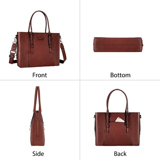 Foto 4 | Foto 4 | Bolsa Mosiso Para Portátil Piel Sintética Impermeable Para Mujeres De 15 A 16 Pulgadas - Venta Internacional.
