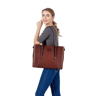 Foto 5 | Foto 5 | Bolsa Mosiso Para Portátil Piel Sintética Impermeable Para Mujeres De 15 A 16 Pulgadas - Venta Internacional.