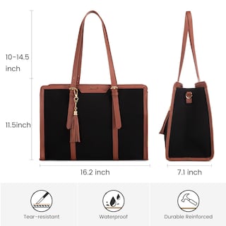 Foto 4 | Foto 4 | Bolsa Para Portátil Lovevook De Lona Ligera De 15.6 Pulgadas Para Mujer - Venta Internacional.