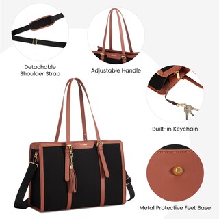 Foto 6 | Foto 6 | Bolsa Para Portátil Lovevook De Lona Ligera De 15.6 Pulgadas Para Mujer - Venta Internacional.