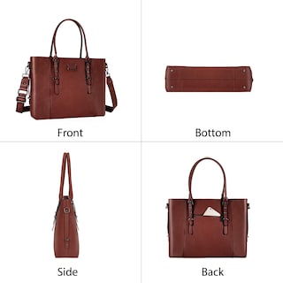 Foto 5 | Foto 5 | Bolso De Mano Mosiso De Piel Sintética Para Portátil De 13-13 3 Pulgadas Para Mujer - Venta Internacional.