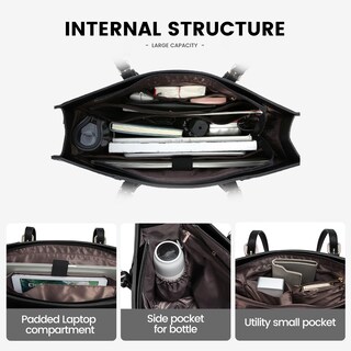 Foto 4 | Foto 4 | Bolsa De Trabajo Impermeable Lovevook Para Portátil De 15.6 Pulgadas Para Mujer - Venta Internacional.