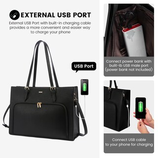 Foto 7 | Foto 7 | Bolsa De Trabajo Impermeable Lovevook Para Portátil De 15.6 Pulgadas Para Mujer - Venta Internacional.
