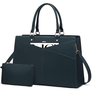 Foto 1 | Foto 1 | Bolso De Mano Para Portátil Lovevook De Piel Para Mujer De 15.6 Pulgadas Verde - Venta Internacional.