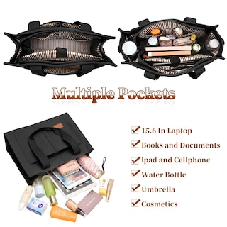Foto 4 | Foto 4 | Bolsa De Lona Para Portátil Barsine Barsine Para Mujer De 15.6 Pulgadas - Venta Internacional.