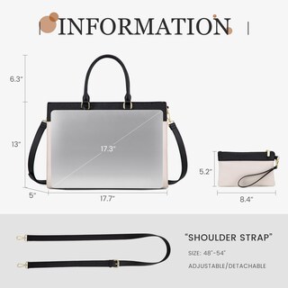 Foto 2 | Foto 2 | Bolsa Para Portátil Lovevook Para Mujer De 17.3 Pulgadas  Piel Impermeable - Venta Internacional.