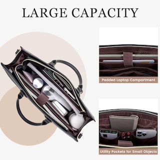 Foto 3 | Foto 3 | Bolsa Para Portátil Lovevook Para Mujer De 17.3 Pulgadas  Piel Impermeable - Venta Internacional.