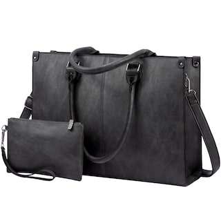 Foto 1 | Foto 1 | Bolsa Para Portátil Lovevook Para Mujer De Cuero Vintage De 15.6 Pulgadas - Venta Internacional.