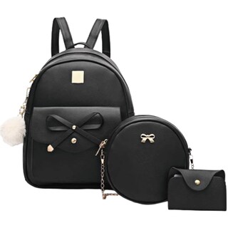Foto 1 | Foto 1 | Kit de Mochila Casual Malubero para Mujer de 3 pz color Negro