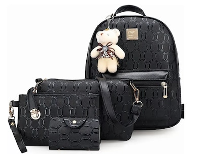 Foto 1 | Foto 1 | Set De 4 Bolsas De Moda Xtellar Para Mujer: Mochila, Bolso, Cosmetiquera, & Correa