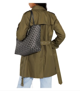 Foto 4 | Foto 4 | Bolsa City Tote Coach Cf342 Imblk color Negro